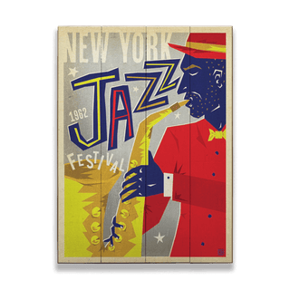 New York Jazz Festival - Wood & Metal Wall Art Wood & Metal Signs Anderson Design Group