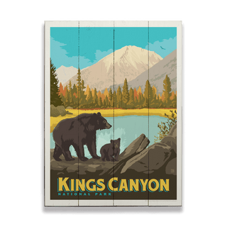 King's Canyon National Park - Wood Plank Wall Art Wood & Metal Signs Anderson Design Group