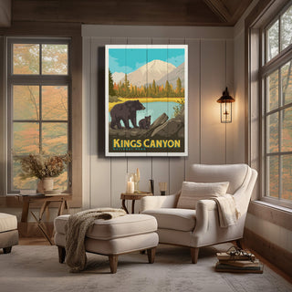 King's Canyon National Park - Wood Plank Wall Art Wood & Metal Signs Anderson Design Group