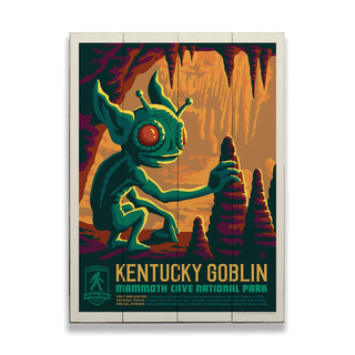 Kentucky Goblin: Guardian of the Gloom - Wood Plank Wall Art Wood & Metal Signs Anderson Design Group