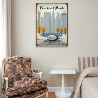 New York: Central Park In Winter - Wood & Metal Wall Art Wood & Metal Signs Anderson Design Group