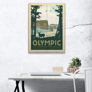 Olympic National Park - Wood Plank Wall Art Wood & Metal Signs Anderson Design Group