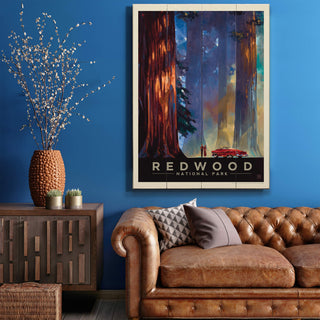 Redwood National Park - Wood Plank Wall Art Wood & Metal Signs Anderson Design Group