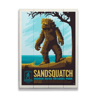 Sandsquatch: Dune Dweller - Wood Plank Wall Art Wood & Metal Signs Anderson Design Group