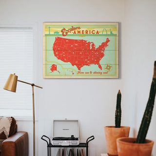 Explore America - Wood & Metal Wall Art Wood & Metal Signs Anderson Design Group