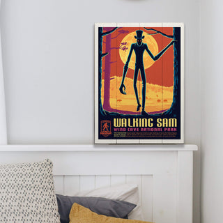 Walking Sam: The Sentinel of Sadness - Wood Plank Wall Art Wood & Metal Signs Anderson Design Group