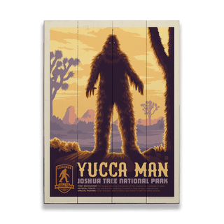 Yucca Man: The Desert Phantom - Wood Plank Wall Art Wood & Metal Signs Anderson Design Group