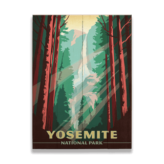 Yosemite National Park - Wood Plank Wall Art Wood & Metal Signs Anderson Design Group