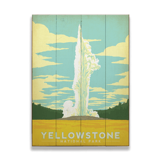 Yellowstone National Park - Wood Plank Wall Art Wood & Metal Signs Anderson Design Group