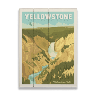 Yellowstone National Park - Wood Plank Wall Art Wood & Metal Signs Anderson Design Group