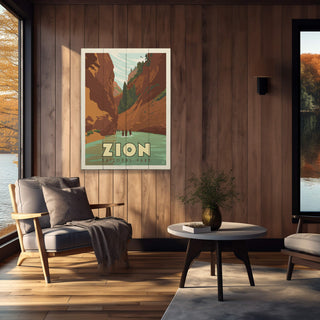 Zion National Park River Walk - Wood Plank Wall Art Wood & Metal Wall Art Anderson Design Group