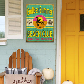 The Endless Summer: Cocoa Beach - Wood & Metal Wall Art Wood & Metal Signs Bruce Brown Films