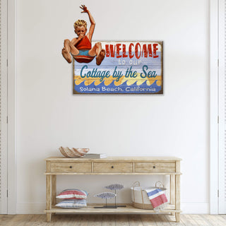 A Boy's Jump for Joy - Wall Decor Cut-Ups Old Wood Signs