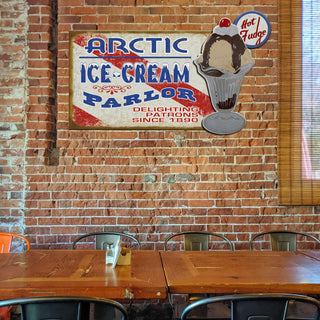Arctic Ice Cream Parlor - Wall Decor Cut-Ups Marty Mummert Studio