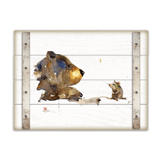 Unexpected Friendship - Wood Plank Wall Art Wood & Metal Signs Dean Crouser