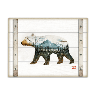 Forest Bear - Wood Plank Wall Art Wood & Metal Signs Dean Crouser
