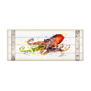 Octopus - Wood Plank Wall Art Wood & Metal Signs Dean Crouser