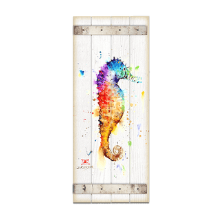 Seahorse - Wood Plank Wall Art Wood & Metal Signs Dean Crouser