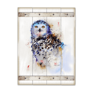 Snowy Owl - Wood Plank Wall Art Wood & Metal Signs Dean Crouser