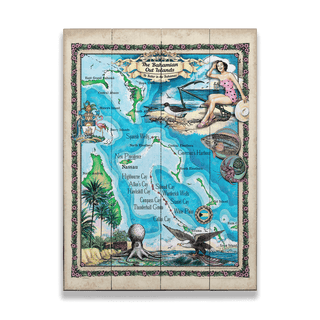 The Bahamian Out Islands - Wood & Metal Wall Art Wood & Metal Signs Lisa Middleton