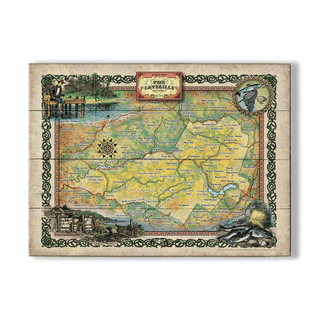 The Catskills - Wood & Metal Wall Art Wood & Metal Signs Lisa Middleton