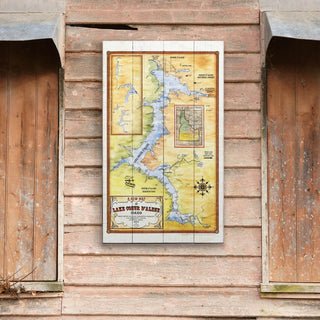 Lake Coeur D'Alena, Idaho - Wood & Metal Wall Art Wood & Metal Signs Lisa Middleton