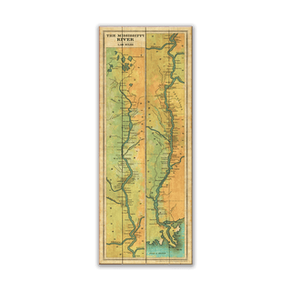 The Mississippi River - Wood & Metal Wall Art Wood & Metal Signs Lisa Middleton