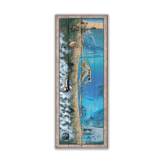 The Space Coast of Florida - Wood & Metal Wall Art Wood & Metal Signs Lisa Middleton