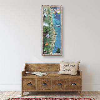 The Treasure Coast of Florida - Wood & Metal Wall Art Wood & Metal Signs Lisa Middleton