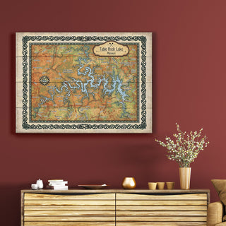 Table Rock Lake, Missouri - Wood & Metal Wall Art Wood & Metal Signs Lisa Middleton