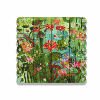Lily Pond - Wooden Wall Decor Wood & Metal Signs Este MacLeod