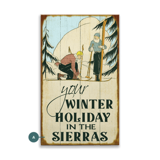 Gear Up for Your Winter Holiday - Wood & Metal Wall Art Wood & Metal Wall Art Meissenburg Designs