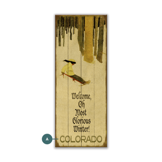 Oh Most Glorious Winter - Wood & Metal Wall Art Wood & Metal Wall Art Meissenburg Designs