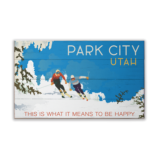 Chasing Happiness on the Mountain - Wood & Metal Wall Art Wood & Metal Signs Meissenburg Designs