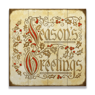 Seasons Greetings: Generic - Wood & Metal Wall Art Wood & Metal Signs Meissenburg Designs