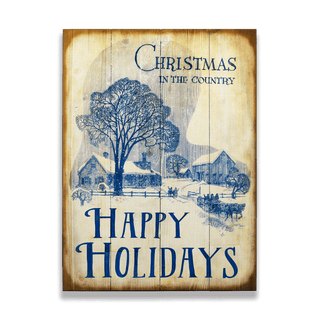 Christmas in the Country: Generic - Wood & Metal Wall Art Wood & Metal Signs Meissenburg Designs