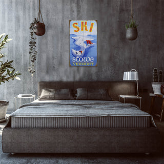 Ski Bowl - Wood & Metal Wall Art Wood & Metal Wall Art Meissenburg Designs