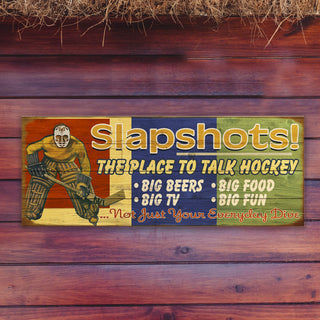 Slapshots: Generic - Wood & Metal Wall Art Wood & Metal Wall Art Meissenburg Designs