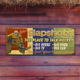 Slapshots: Personalized - Wood & Metal Wall Art Wood & Metal Wall Art Meissenburg Designs