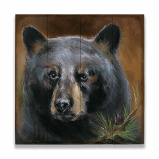 Bear in Branches: Bear 2 - Wood & Metal Wall Art Wood & Metal Signs Marilynn Dwyer Mason
