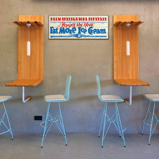 Eat More Ice Cream - Wood & Metal Wall Art Wood & Metal Signs Marty Mummert Studio