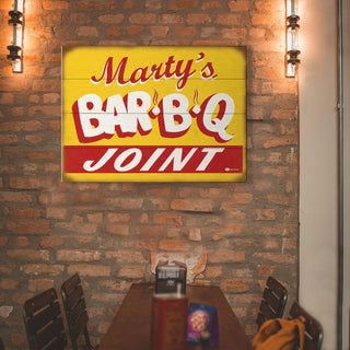Marty's BBQ Joint - Wood & Metal Wall Art Wood & Metal Signs Marty Mummert Studio