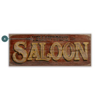 Saloon - Wood & Metal Wall Art Wood & Metal Signs Marty Mummert Studio