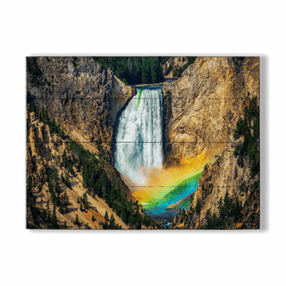 Grand Canyon of the Yellowstone - Wood & Metal Wall Art Wood & Metal Signs Michael Underwood