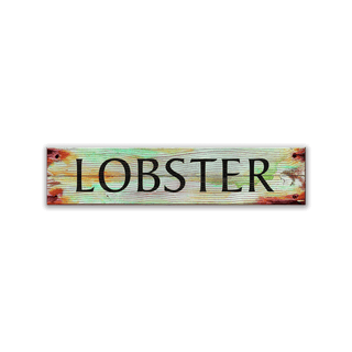 Catch of the Day: Lobster - Wood & Metal Wall Art Wood & Metal Wall Art Out West Design