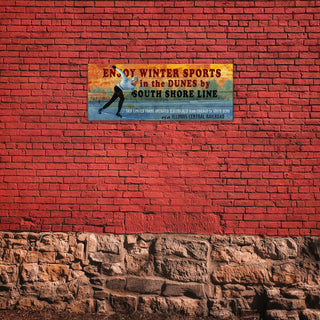 Enjoy Winter Sports - Wood & Metal Wall Art Wood & Metal Signs Out West Design