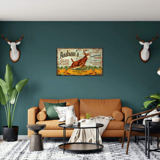 Andrew's Hunt Club - Wood & Metal Wall Art Wood & Metal Wall Art Out West Design