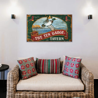 The Ten Gauge Tavern - Wood & Metal Wall Art Wood & Metal Wall Art Out West Design