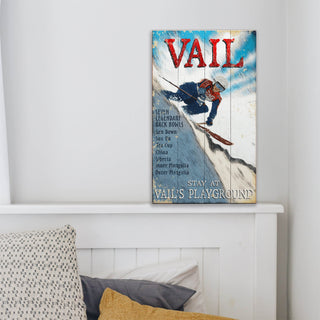 Vail's Playground - Wood & Metal Wall Art Wood & Metal Wall Art Out West Design