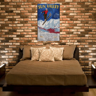 Ski Sun Valley - Wood & Metal Wall Art Wood & Metal Signs Out West Design